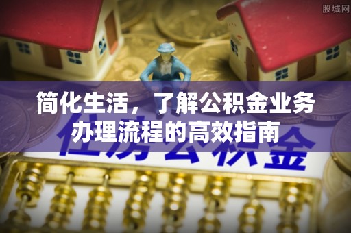 龟山简化生活，了解公积金业务办理流程的高效指南