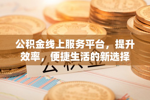 龟山公积金线上服务平台，提升效率，便捷生活的新选择